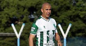 Moreno, con la casaca de