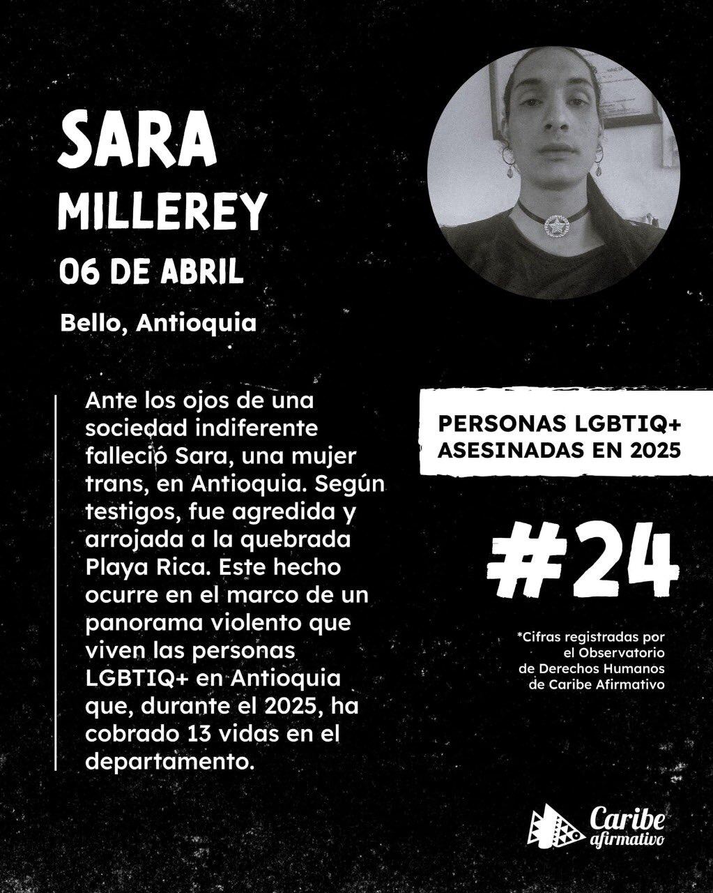 En lo que va del 2025, 13 personas de la comunidad Lgbt+ han sido asesinadas en el departamento de Antioquia - crédito Caribe Afirmativo