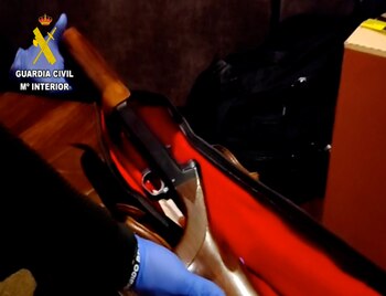 La Guardia Civil confiscó armas