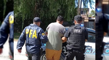 El detenido fue encontrado con