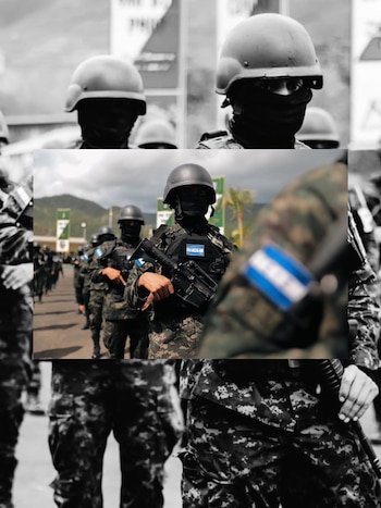 Asfura anunció mayor tecnificación y equipamiento para los miembros de la Policía Militar de Honduras. (Foto: Casa Presidencial)