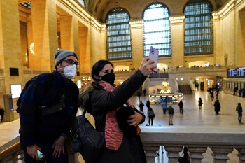Visitantes en la Estación Central