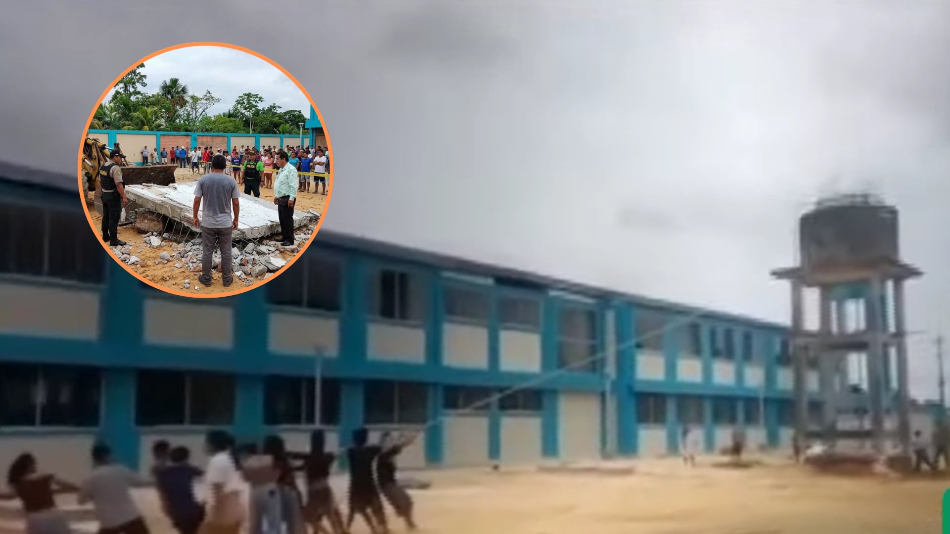 Indignación en Iquitos: difunden videos de cómo obligaban a trabajar a escolares en construcción en colegio