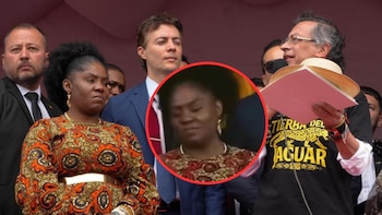 Francia Márquez no pasó desapercibida en el último discurso público de Gustavo Petro: así reaccionó a polémica frase del presidente saliente