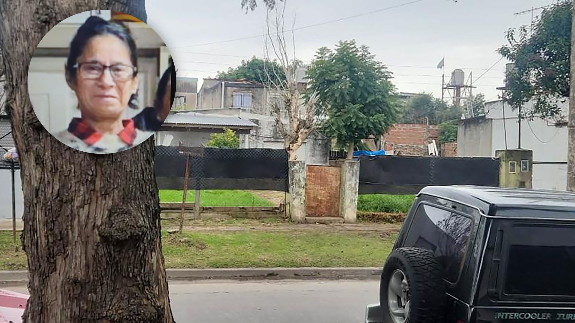 Imagen de la víctima y de la casa donde ocurrió el crimen en Los Polvorines.