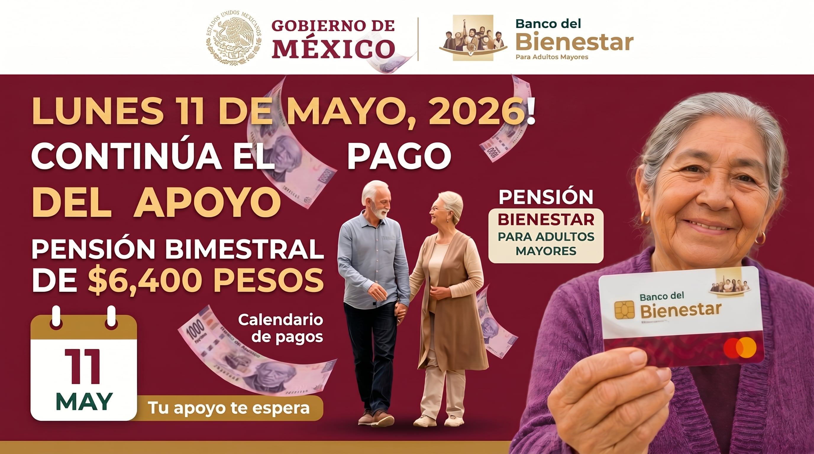 Si recibes tu depósito este lunes, presenta tu tarjeta y una identificación oficial en cualquier sucursal o cajero del Banco del Bienestar. (Imagen Ilustrativa Infobae)