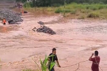 Lluvias de más de 12 horas desbordaron el río Sutpe y generaron la inundación de un pueblo, dejando 50 viviendas afectadas. (Foto: ANDINA)