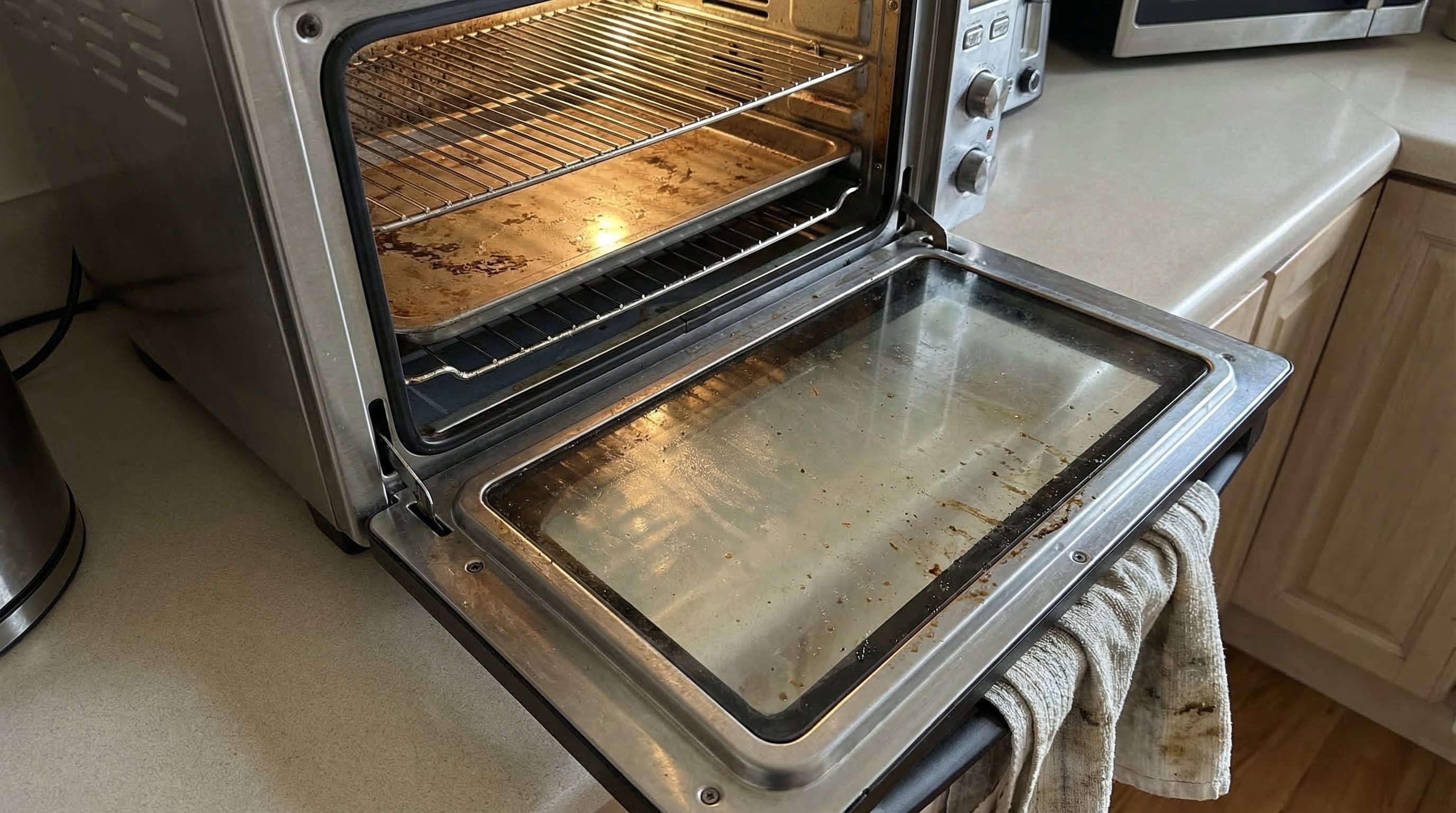 Una variante del método propone calentar el horno a 100 °C durante 45 minutos antes de retirar los residuos (Imagen Ilustrativa Infobae)