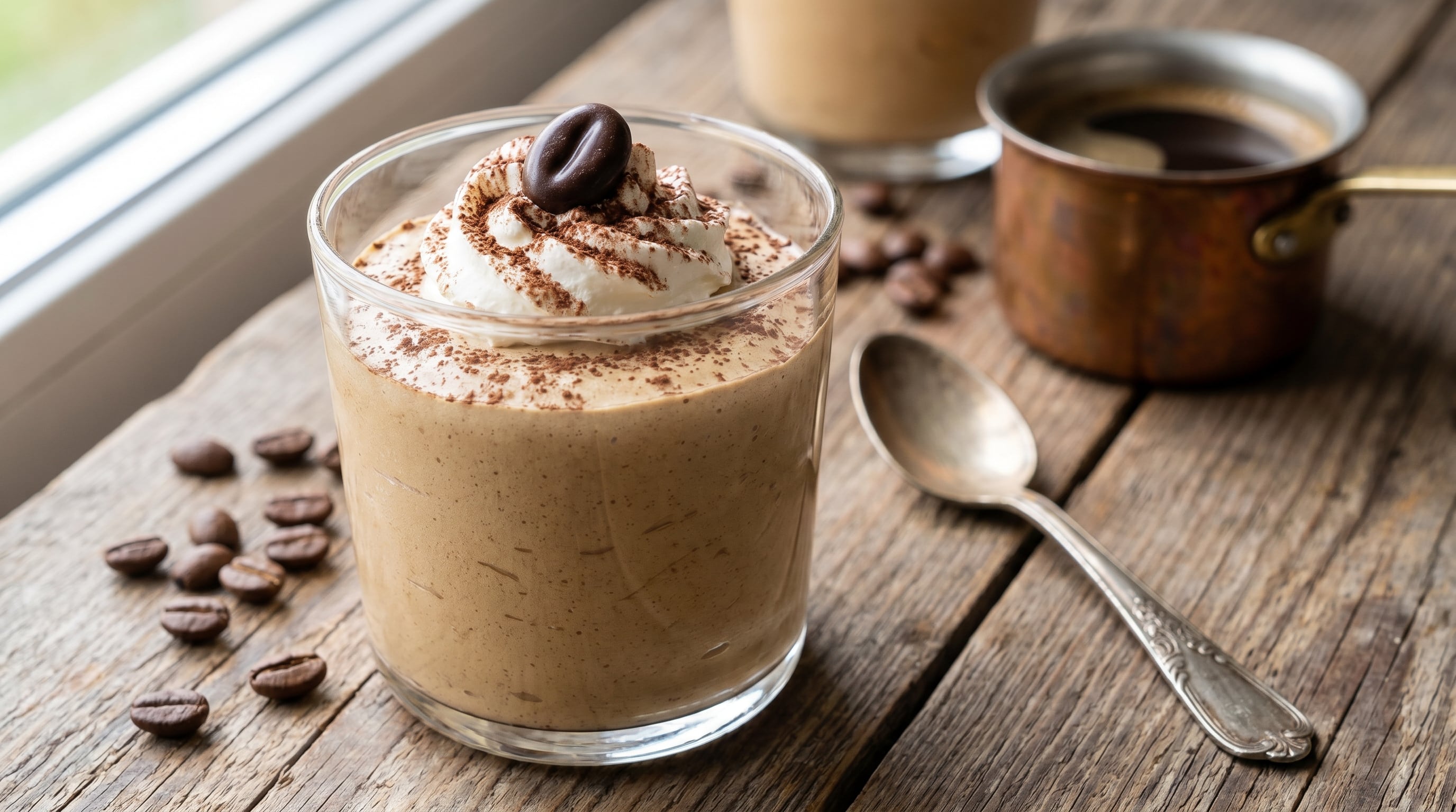 La receta original utilizaba café soluble batido con agua fría y hielo, sin necesidad de licuadora ni leche. (Imagen Ilustrativa Infobae)