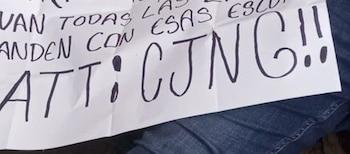 Mensaje encontrado en la escena