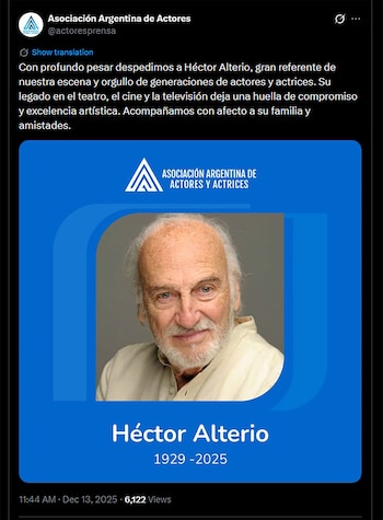 La despedida de la Asociación