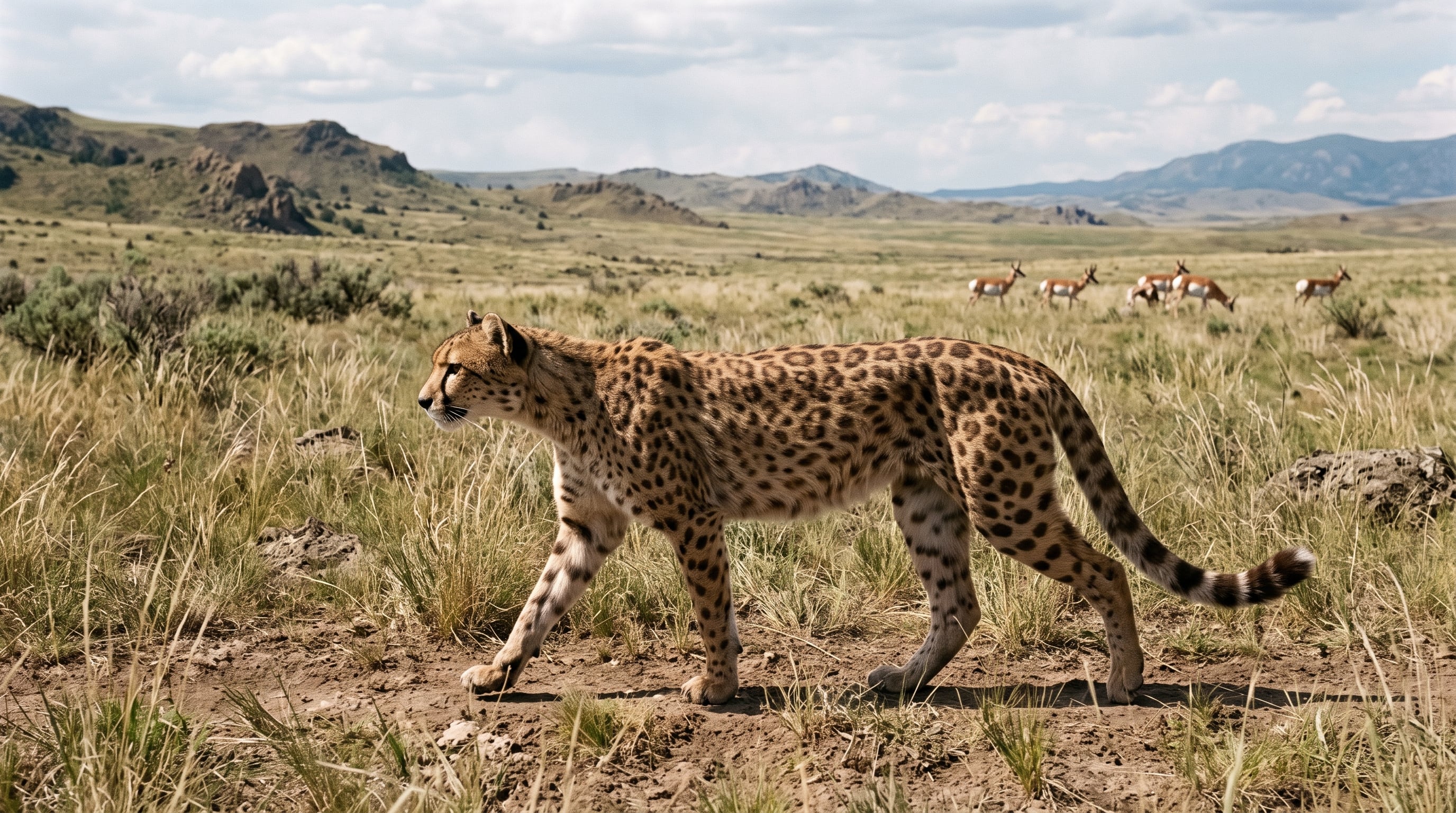 Un análisis de ADN antiguo publicado en Current Biology reveló que el guepardo americano Miracinonyx trumani estaba más emparentado con el puma que con el guepardo africano (Imagen Ilustrativa Infobae)