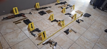 El tiroteo en Izabal comenzó cuando agentes policiales detuvieron un vehículo y los ocupantes respondieron con disparos, según la versión oficial. (Foto cortesía Policía Nacional Civil)