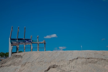 La última grada del estadio Vicente Calderón, feudo del Atlético de Madrid desde 1966 hasta 2017. EFE/ Emilio Naranjo/Archivo