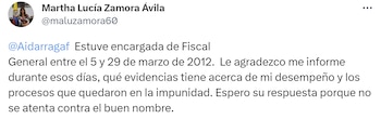 Martha Lucía Zamora, directora de la Agencia Nacional de Defensa Jurídica del Estado
