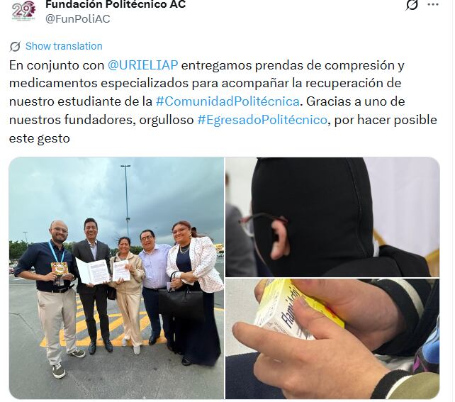 Fundación Politécnico apoya de distintas formas a estudiantes del IPN.