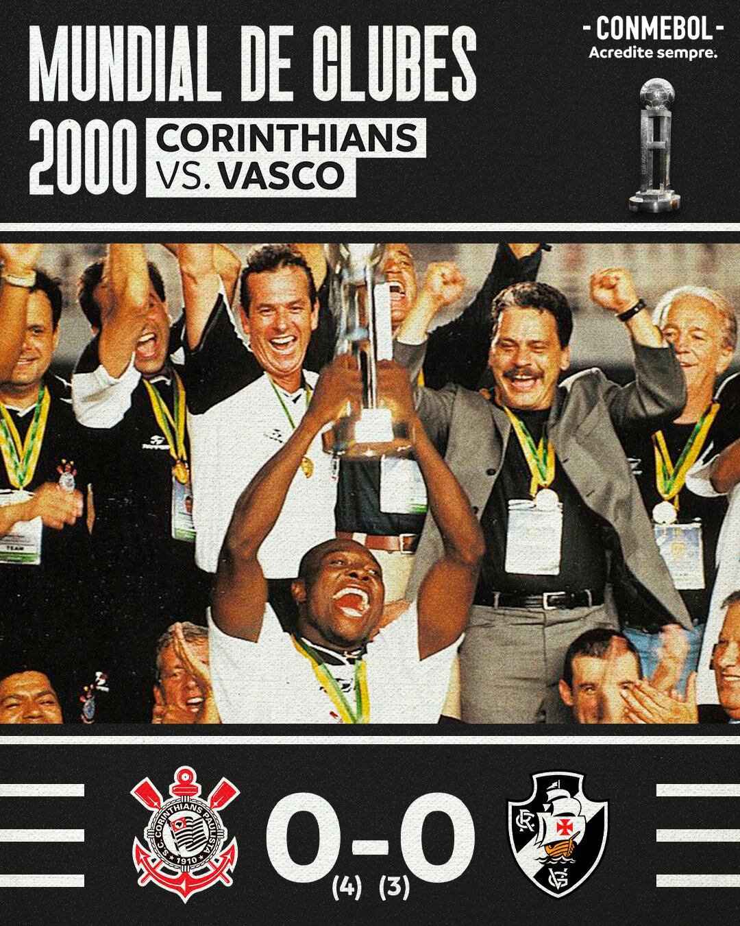 El Mundial de Clubes del 2000 contó con la participación de ocho clubes - crédito Conmebol