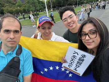 Los venezolanos también se movilizaron