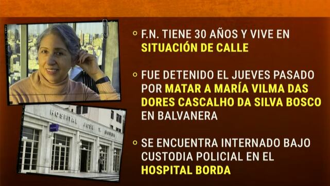 El caso de la turista brasileña asesinada en Balvanera expone la crisis de control sobre reincidentes con antecedentes de salud mental