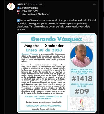 Desde que se conoció la