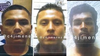 Los tres sujetos y actores