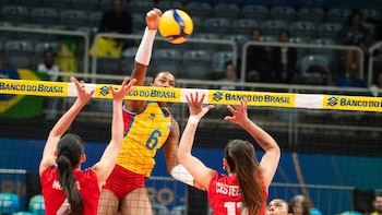 Colombia venció 3-0 a Chile en el partido inaugural del Campeonato Sudamericano de Vóley 2026