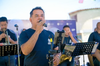 El festival incluyó la presentación de la Orquesta de San Salvador, aportando música y talento a esta celebración gastronómica. (Foto cortesía Alcaldía de San Salvador)