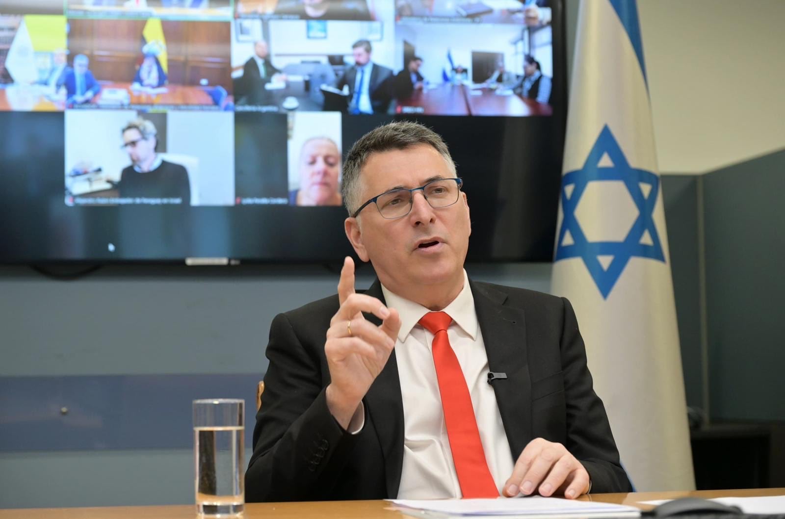 Gideon Sa'ar, ministro de Relaciones Exteriores de Israel