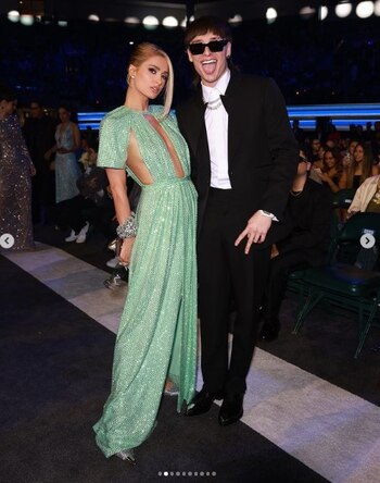 Paris no dudó en compartir