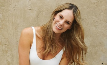 Aunque un poco avergonzada, se