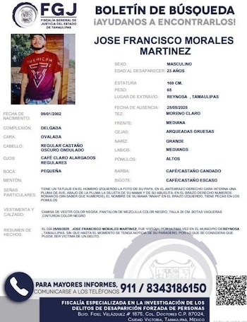 (Facebook: Comisión Estatal de Búsqueda