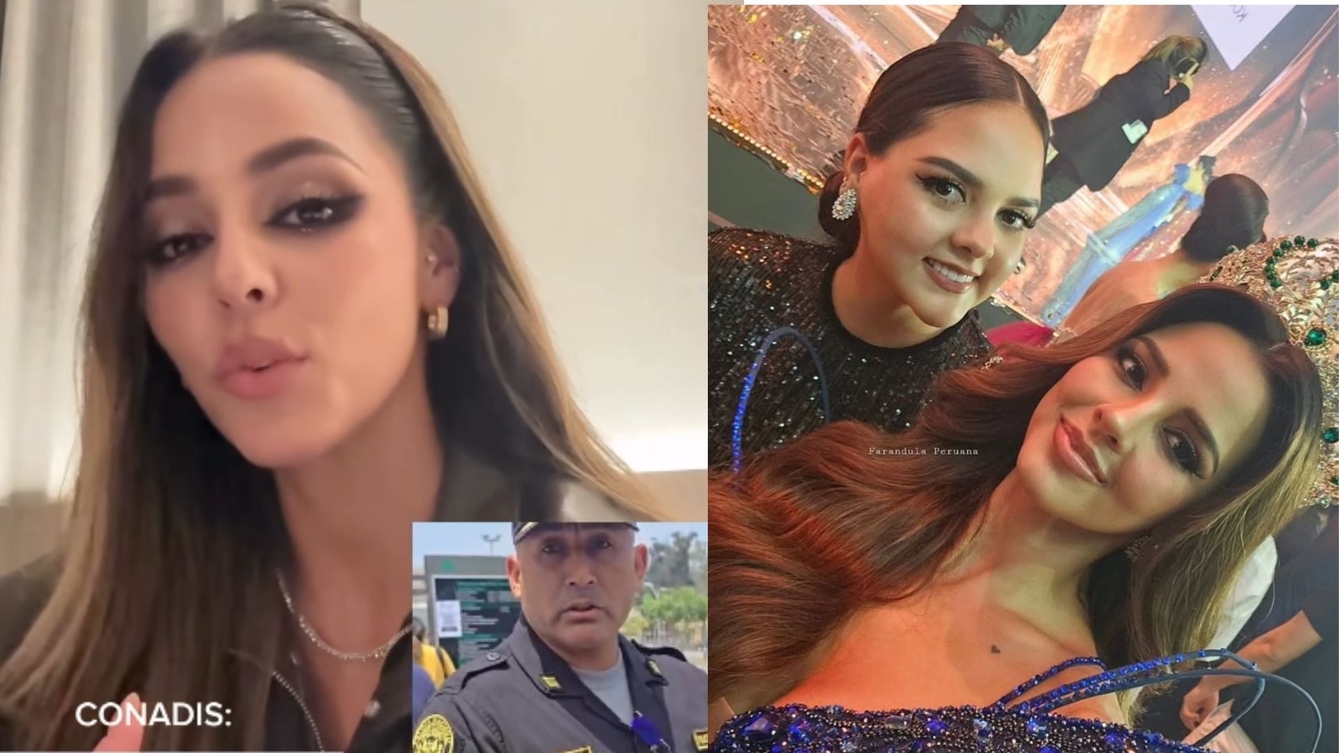 La modelo Luciana Fuster denuncia un caso de maltrato policial contra su hermana con discapacidad durante las elecciones en Perú.