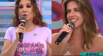 Stephanie Cayo se muestra incómoda