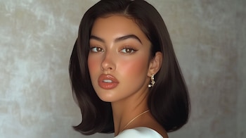 El cabello liso permite lograr