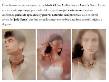 La tienda de la hermana de Karol G destacado en una edición visual de la revista 'Marie Claire Colombia' - crédito Revista Marie Claire Colombia