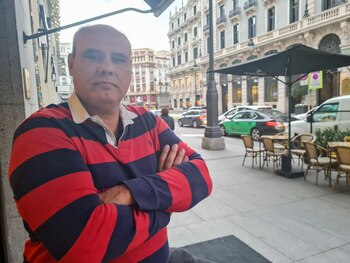 Ernesto Pérez Lobo, en un momento de la entrevista con 'Infobae España'