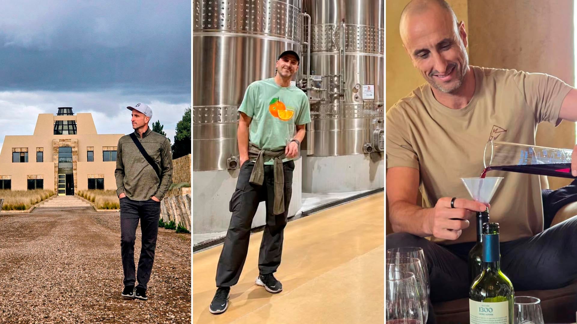 El álbum de fotos de las vacaciones de Manu Ginóbili en Mendoza: “¡Qué linda semana con amigos!“