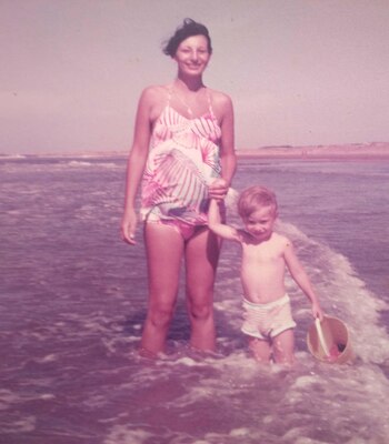 Mientras estaba embarazada y junto