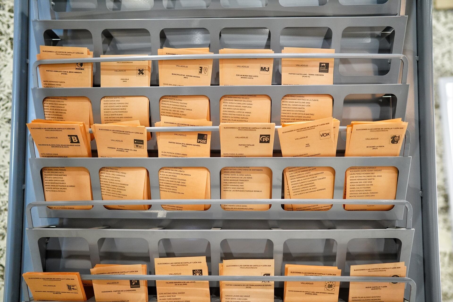 Castellanoleoneses votan en un colegio electoral en Valladolid (Pablo Requejo / Europa Press)