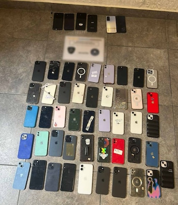 Los celulares robados