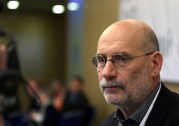 El escritor ruso Boris Akunin