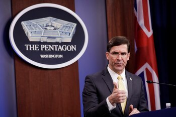 Mark Esper, jefe del Pentágono