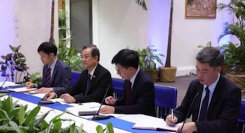 La delegación vietnamita cumplirá una agenda de trabajo en Nicaragua que incluye reuniones oficiales y un acuerdo entre el FSLN y el Partido Comunista de Vietnam para 2026-2030./ (César Pérez-La Nueva Radio Ya)
