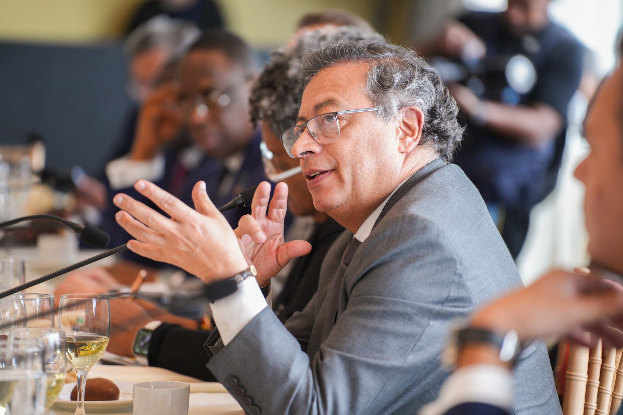 Gustavo Petro criticó públicamente al Banco de la República por mantener las tasas de interés en 9,25%, alertando sobre su impacto fiscal - crédito Juan Cano/Presidencia/Flickr