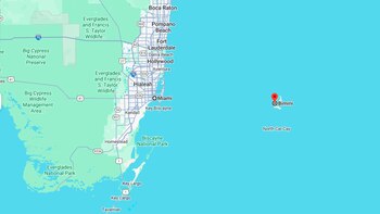 mapa Islas Bimini (Bahamas)