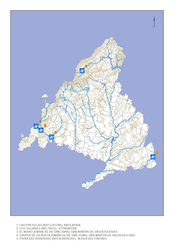 Zonas de baño de la