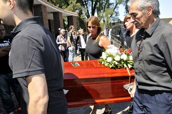 La periodista estuvo acompañada por