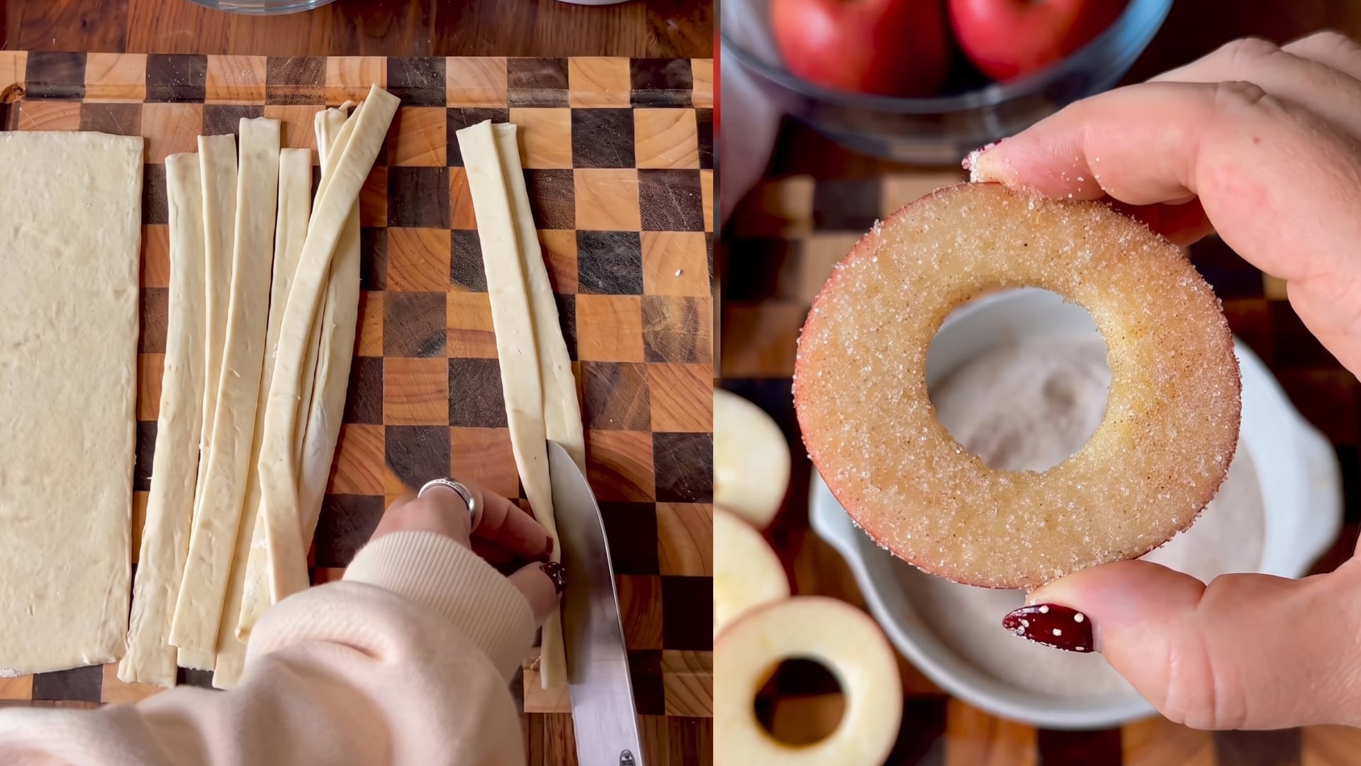 La combinación de manzana y canela es larga en la repostería. Se utiliza en tartas, hojaldres, batidos, etc. (Instagram/@meganngentry)