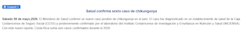 El mosquito Aedes aegypti es el principal transmisor del virus chikungunya en Costa Rica (https://www.ministeriodesalud.go.cr/).