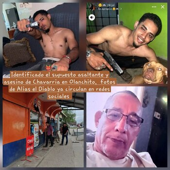 Imágenes del sospechoso comenzaron a circular en redes sociales. (FOTO: Tu Nota)